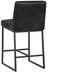 Spyros 37 inch Coal Black Counter Stool
